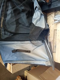 Cușcă pliabilă pentru animale de companie Lanbent, pentru 2 pisici sau câini de talie mică, impermeabilă, lavabilă, 100x50x50 cm, pentru călătorii și picnic 2