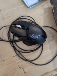 Mouse de gaming Logitech G502 HERO, 25.600 DPI, negru — defect, funcționează parțial: butoanele stânga și dreapta ale mouse-ului nu funcționează (stare: vezi imaginea 2) 3