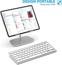 Német OMOTON Bluetooth billentyűzet francia kiosztással 3