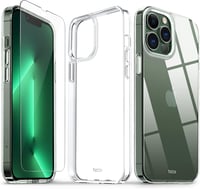 Apple iPhone 13 Pro Max Átlátszó Szilikon Tok Beépített Képernyővédővel 1