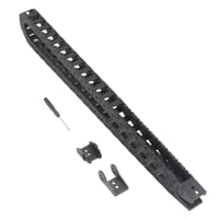 Zeberoxyz 15x15mm Fekete Műanyag Kábelrendező Lánc 1m - Nyitható Kábelvezető CNC Gépekhez és 3D Nyomtatókhoz Végcsatlakozókkal 3
