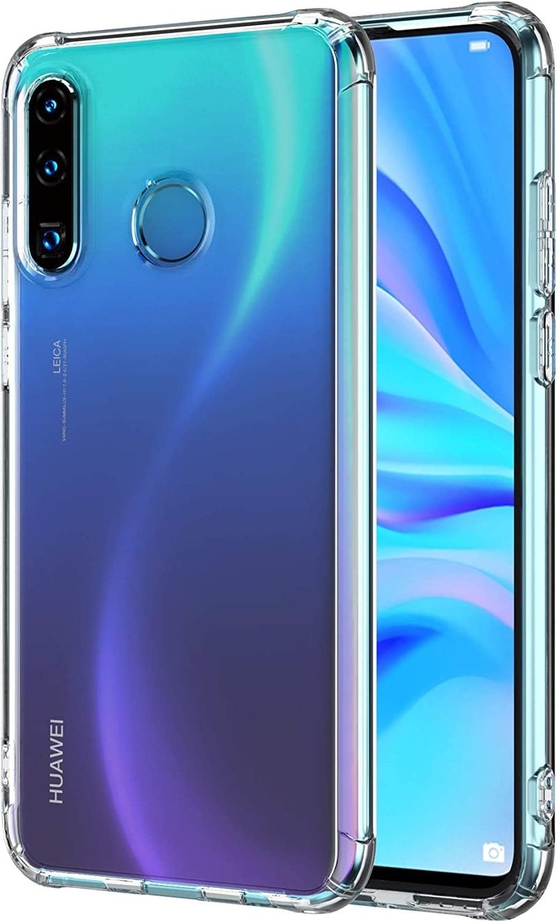 Huawei P30 Lite átlátszó, vékony TPU tok - Uluck sárgulás-gátló védőtok