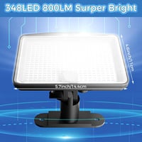 Peasur 348 LED-es Napelemes Kültéri Lámpa Mozgásérzékelővel - IP65 Vízálló, 3 Üzemmód, 5m Kábel, Hideg Fehér Fény, Falra Szerelhető 12