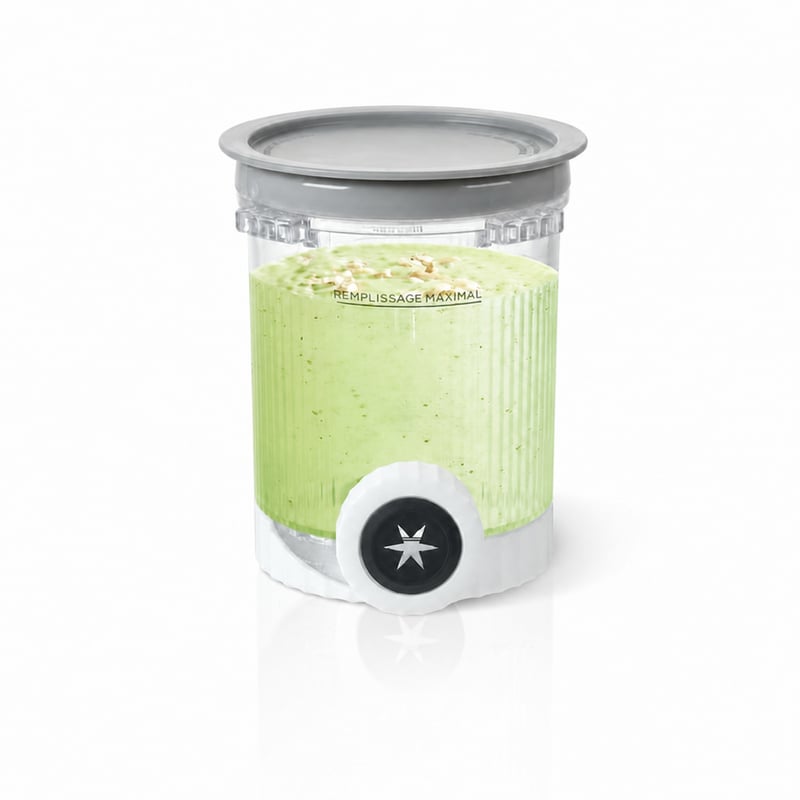 Súprava nádob PCTTOIL pre zmrzlinovač Ninja Swirl by CREAMi – kompatibilná s NC700, NC701EU, NC701EUSTGD, bez obsahu BPA, vhodná do umývačky riadu – 1-dielna súprava