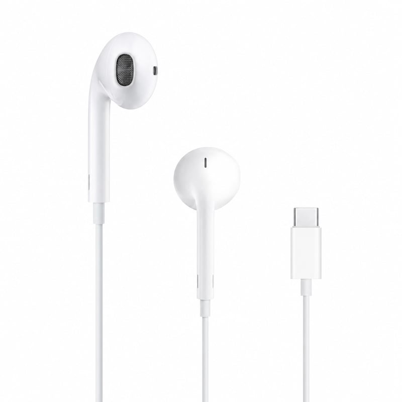 Slúchadlá Apple EarPods USB-C – Chybné, čiastočne funkčné — chybné, čiastočne funkčné: pravé slúchadlo nehrá (stav: pozri 2. obrázok)