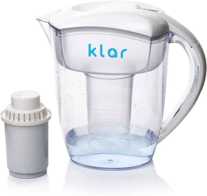 Klar Water 3,5 literes vízszűrő kancsó - Fluorid, ólom és mikroműanyag szűrő - Lúgos pH értékű ivóvíz - BPA-mentes vízszűrő rendszer