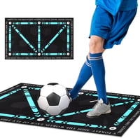 Mineup Futball Tréningszőnyeg 40x60cm - Csúszásgátló Labdakontroll Edzőszőnyeg Gyerekeknek, Kék Diatomit Anyagból, Lépéstechnika Fejlesztő 1