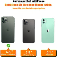 iPhone 11 Pro Max víztiszta szilikon tok rózsaszín pánttal, ütésálló 3