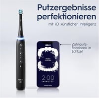 Oral-B iO 5 Plus elektromos fogkefe szett, 2 db fekete-fehér + 4 pótfej, 5 üzemmód 7