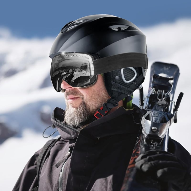 Sí- és snowboard sisak felnőtteknek, állítható L-es méret, ABS védelem, szellőzőrendszer