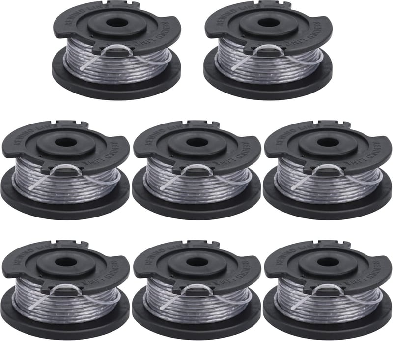 Yweller 8 db F016800569/F016800385 pótdob szett Bosch fűszegélynyírókhoz, 4,9m x 1,6mm damil, EasyGrassCut és ART sorozathoz