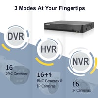 Evtevision 16 csatornás 5MP DVR rögzítő, mozgás- és személyérzékeléssel, e-mail értesítéssel 6