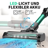 Sanfnz 45000Pa Akkumulátoros Porszívó 550W LED Kijelzővel, 65 Perc Üzemidő 5