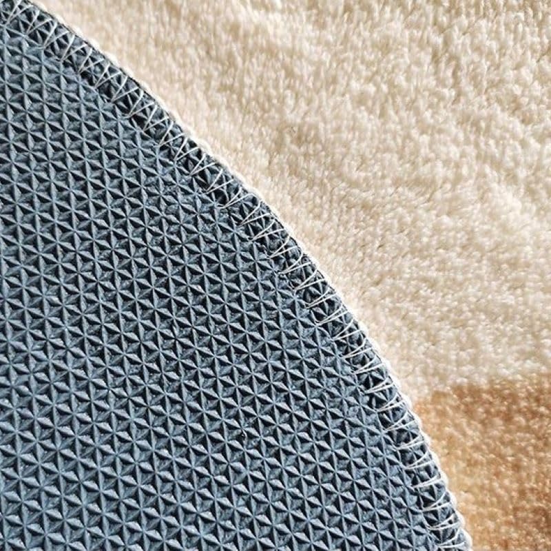 Puha, kerek, geometrikus mintás krém szőnyeg 160cm - Tospass
