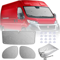 FIAT Ducato hővédő napellenző szett (3db) - MaxEarn belső szélvédőtakaró 2006-2021 modellekhez 1