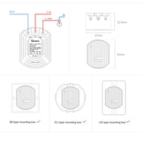 SONOFF D1 WiFi okos fényerőszabályzó LED és izzókhoz, Alexa és Google kompatibilis 6