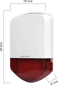 Wolf Guard riasztórendszer 110dB szirénával, távirányítóval és mozgásérzékelővel 5