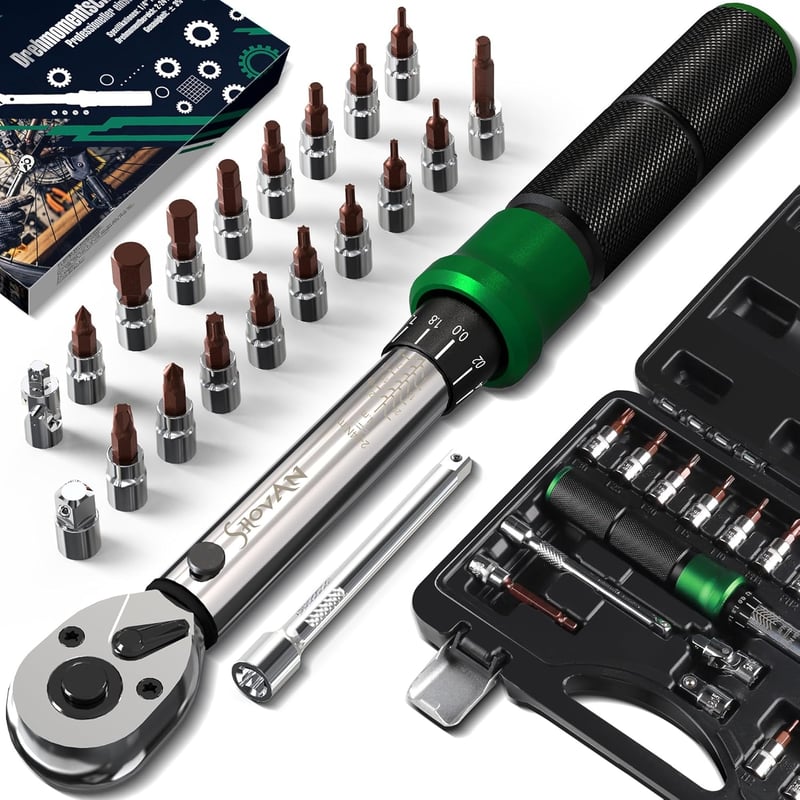 Profi Park Tool 1-25Nm nyomatékkulcs készlet kerékpárhoz, 13 részes