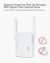 BrosTrend AC7 1200Mbps Ethernet-WiFi Adapter - Vezetékes Eszközök Vezeték Nélküli Csatlakoztatásához TV, Nyomtató, Játékkonzol, IP Kamera Sz - White 6