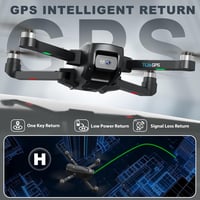 Tolatoyus TL16 GPS Drón Kefenélküli Motorral - Kezdőknek és Haladóknak, Automatikus Visszatérés Funkcióval, Beépített Akkumulátorral, 220g 2
