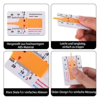 Profi Gumiabroncs Mélységmérő Szett - 4 db, 0-20 mm, Autó és Motor 3