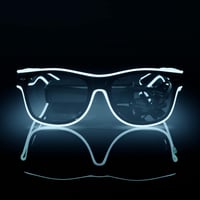 Villogó LED Neon Szemüveg - Flintronic Partikellék Fesztiválokra, Halloweenre 1