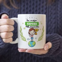 MUGFFINS Spanyol Feliratú "Feleség" Bögre - Egyedi Ajándék 3