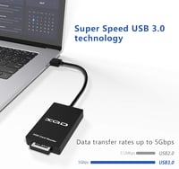 Cateck USB 3.0 XQD kártyaolvasó Sony G/M és Lexar XQD kártyákhoz 4
