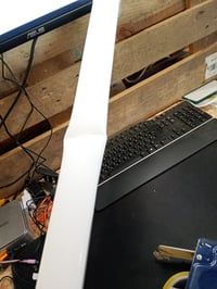 Lampă de tavan cu LED LEZOE cu senzor de mișcare IP66 120 cm 30W 4200 lumeni pentru baie — fără capac (stare: vezi a 2-a imagine) 2