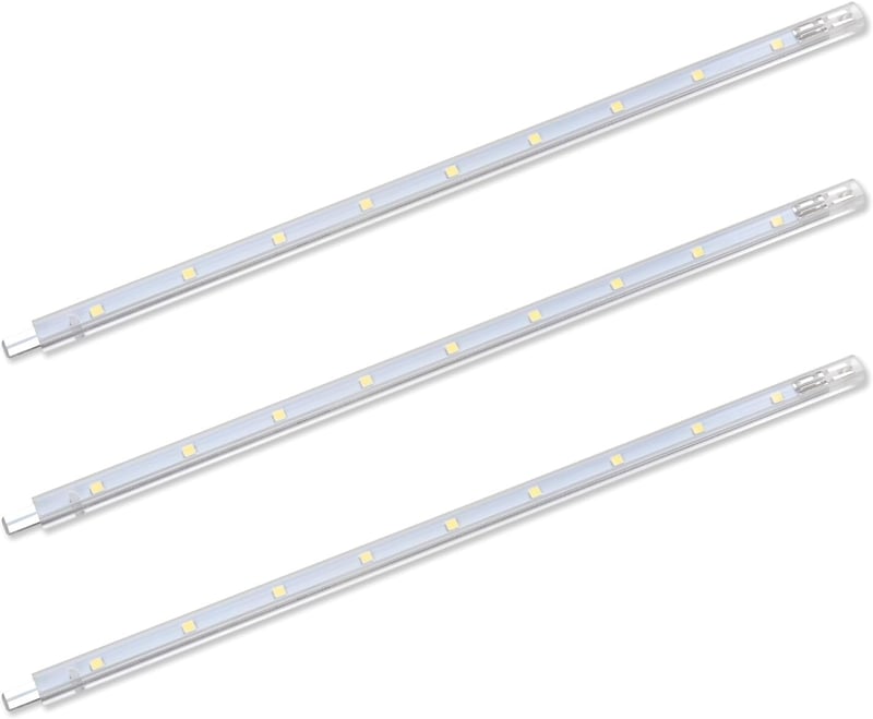 da LIGHT LED Szalagfény Konyhapult Világítás 5W 400lm Hideg Fehér 3x26cm Bővíthető