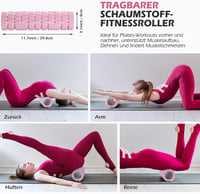 ALongSong Pilates rúd ellenállásos szalagokkal 140LBS erősítő edzéshez 4