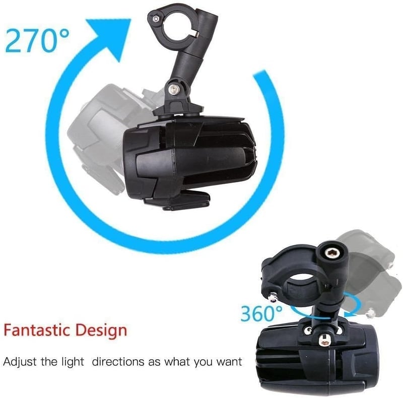 SUPAREE Motorrad LED Scheinwerfer 40W Nebelscheinwerfer Szett (2db)