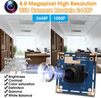 8MP USB Kamera Modul Sony IMX179 Szenzorral és 3.6mm Széles Látószögű Objektívvel Újracsomagolt termék 5