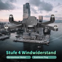 Toladrone 4K Kamerás Drón - Kefementes Motor, 5G WiFi, 40 km/h Sebesség, 30 Perc Repülési Idő, Felnőtteknek és Kezdőknek, Fekete 2
