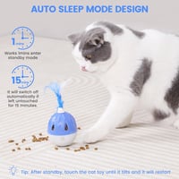 HAPPY HACHI 3 az 1-ben Interaktív Macska Játék és Jutalomfalat Adagoló Időzítővel 4