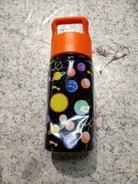 Dječja boca za vodu Simple Modern Summit sa slamkom, 415 ml, nehrđajući čelik, izolirana, Solar — udubljena boca (stanje: vidi 2. sliku) 3
