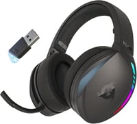 KLIM Panther RGB Gamer Fejhallgató - Vezeték Nélküli Bluetooth Headset PC, PS4, PS5, Switch Konzolokhoz, Zajszűrő Mikrofonnal, 3D Hangzással 1