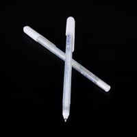 GLOGLOW 4db Fehér Tintás Gél Toll Szett 0.8mm - Csillogó Tintájú Roller Toll Színezéshez, Bullet Journal, Rajzoláshoz, Művészeti Alkotásokho 5