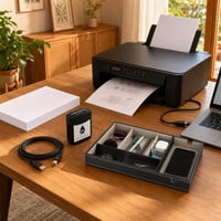 Starter set za ispis: 1x tinta + 1x USB kabel + 1x organizator + 100x A4 papir 1