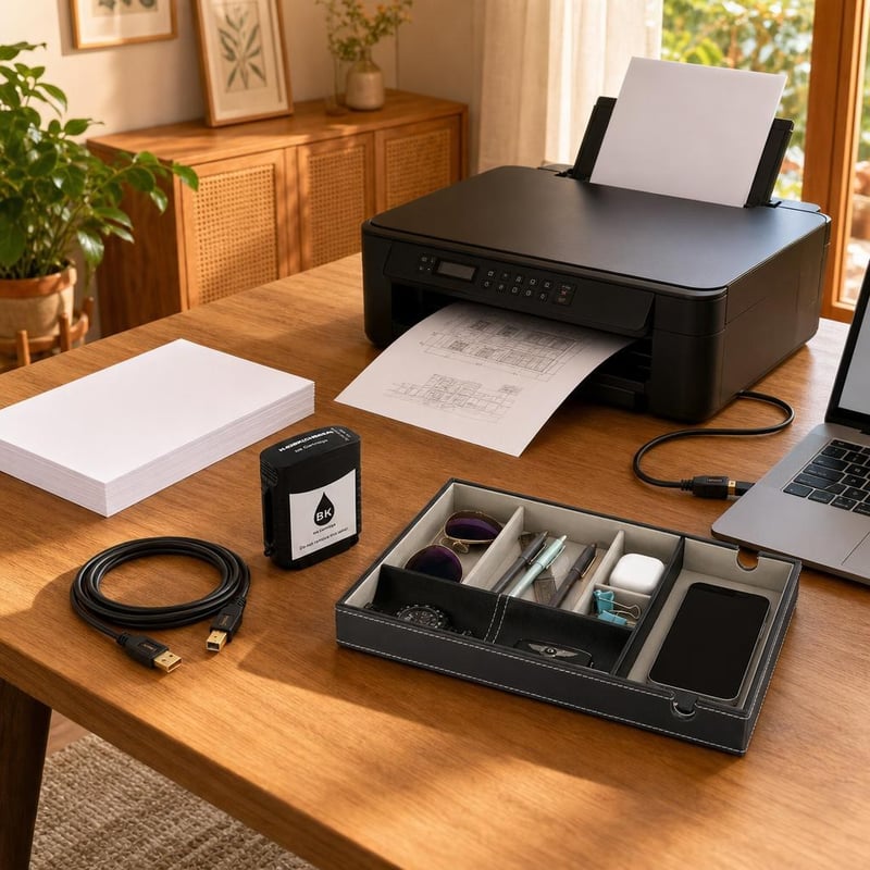 Starter set za ispis: 1x tinta + 1x USB kabel + 1x organizator + 100x A4 papir