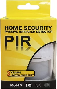 Wolf-Guard 433 MHz PIR Mozgásérzékelő - 12 méteres hatótávolság, vezeték nélküli, elemes, fehér, riasztórendszerhez, otthoni és üzleti bizto 4