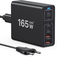 Baseus 165W GaN USB-C töltőállomás 6 portos, MacBook/iPhone/Samsung kompatibilis 1