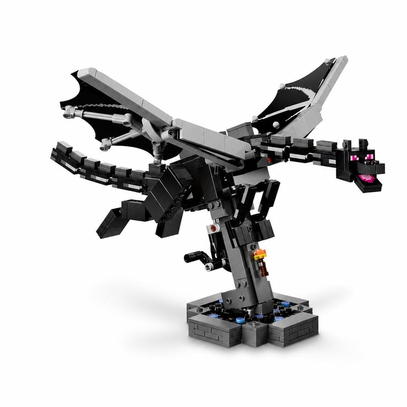 LEGO Minecraft Az Ender Sárkány 21595 építőjáték készlet - 710 db, mozgó szárnyakkal — Fel van nyitva a doboz (állapot: lásd a 2. képet)