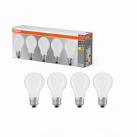 Bec LED cu filament Osram A100 E27 11W 1521 lm, formă pară, lumină caldă, mat, set 4 bucăți, sursă de lumină eficientă energetic 1