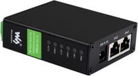 Waveshare 2-CH RS485 Ethernet Konverter Modul POE Funkcióval - Ipari Sínre Szerelhető Izolált Soros Szerver Modbus/MQTT Támogatással 1