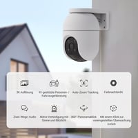 EZVIZ C8c 3K Kültéri WiFi Kamera 5MP Felbontással - 350° Forgatható Biztonsági Kamera Személy/Jármű Érzékeléssel, Színes Éjjellátással és Ké 9