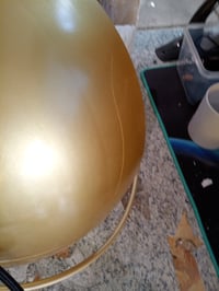Závesná lampa Kare Design Animal Cockatoo, zlatá/biela, oceľový rám a tienidlo, otočná, ručná výroba — na viacerých miestach poškriabaná (stav: pozri 2. obrázok) 5