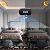 IGZYZ 4K WiFi Rejtett Kamera Óra - Éjjellátó, Mozgásérzékelő, 120° Látószög 3