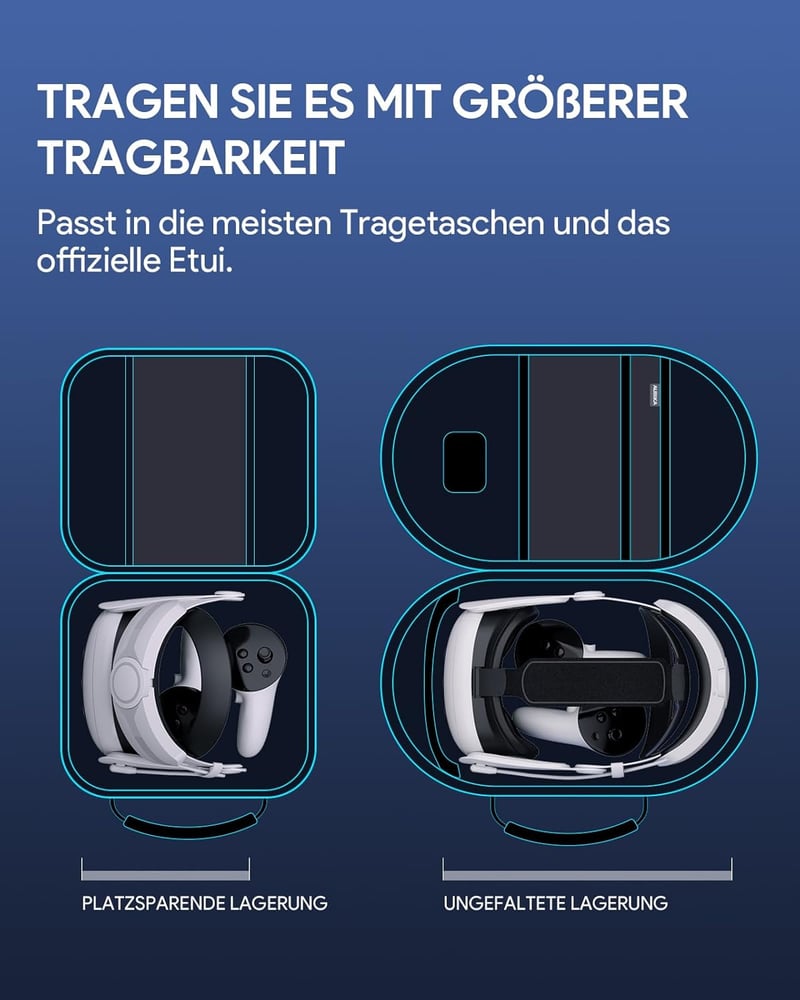 Meta Quest 3 Elite Akkumulátoros Fejpánt - 8000 mAh, +4 Óra Játékidő