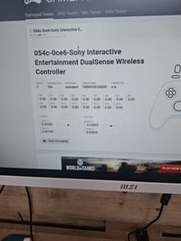 Sony DualSense bežični kontroler bijeli PS5 - Neispravan — neispravan, djelomično radi: desni stick ima drift (stanje: vidi drugu sliku) 5